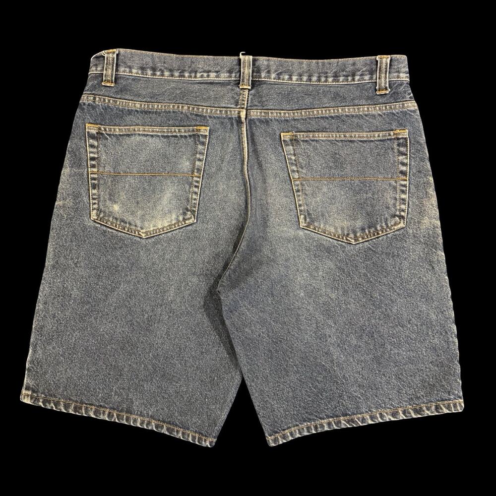 Faded Glory Denim Shorts Mens 38 Blue Vintage Wash Jean Shorts